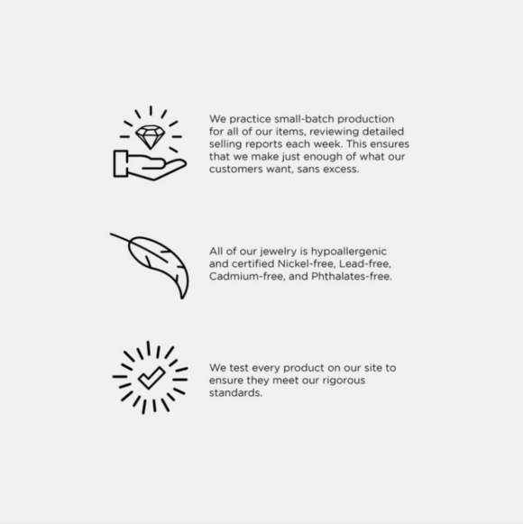 🔹️SUGARFIX 🔹️by Baublebar Stacked Gold Heart Drop Earrings  ✨️🍍 - Picture 5 of 5